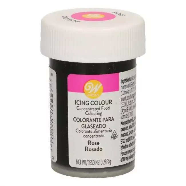 Rose - Wilton Icing Lebensmittelfarbe, 28g