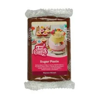 Maroon Brown Fondant, 250g - FunCakes