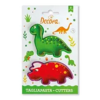 Dinosaurier Ausstecher-Set 2tlg. - Decora