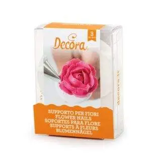 Blumennagel-Set, 3tlg. - Decora