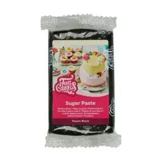 Raven Black Fondant, 250g - FunCakes