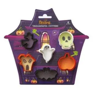 Mini Ausstecher-Set, Halloween 6tlg. - Decora