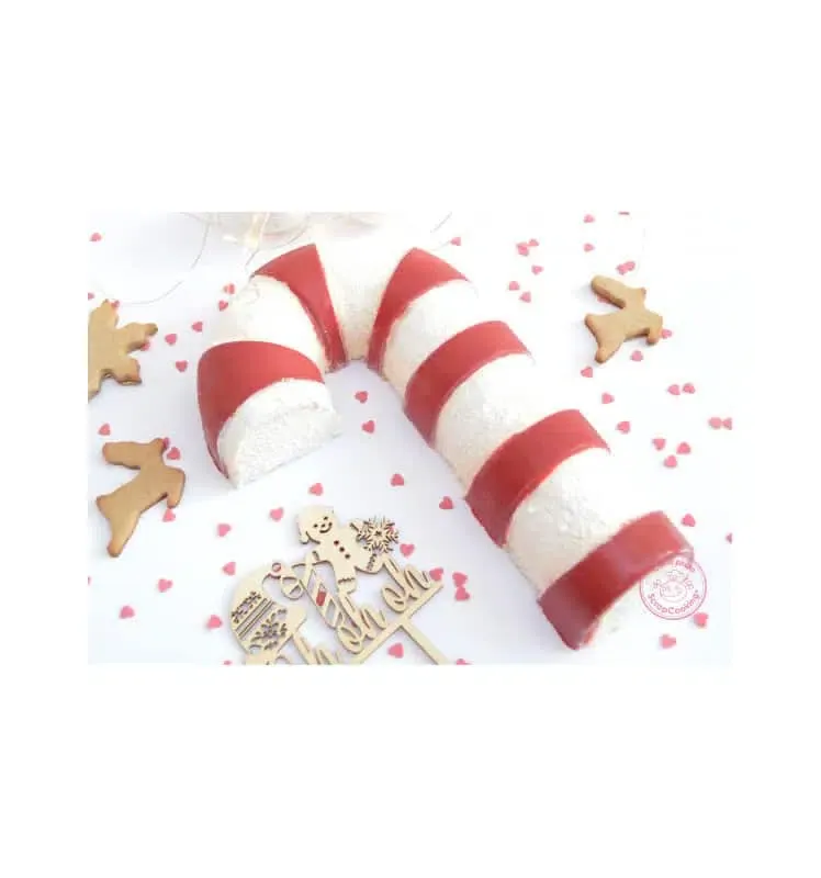 Mould & Insert, Yule Log Candy Cane - Scrapcooking – Bild 3