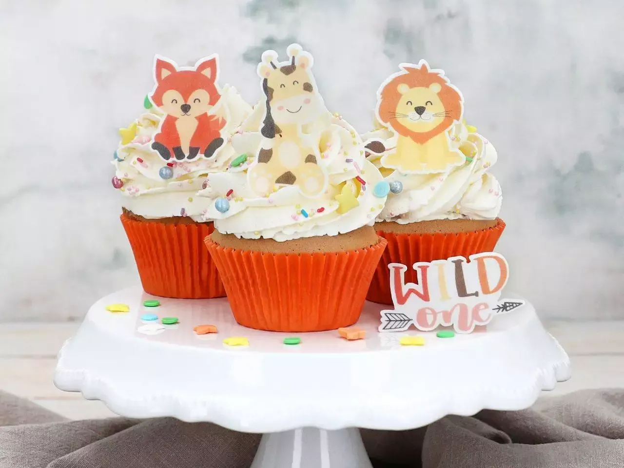 Wafer Paper Wildtiere, 16 Stück