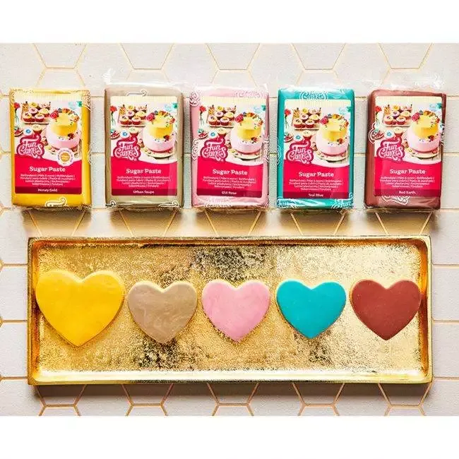 Honey Gold Fondant 250g - FunCakes – Bild 3