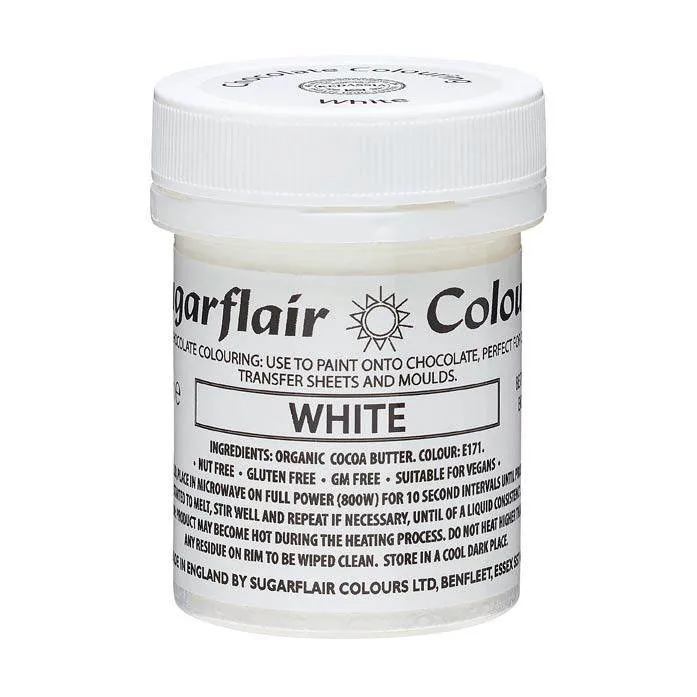 Weiße Schokoladenfarbe, 35g - Sugarflair