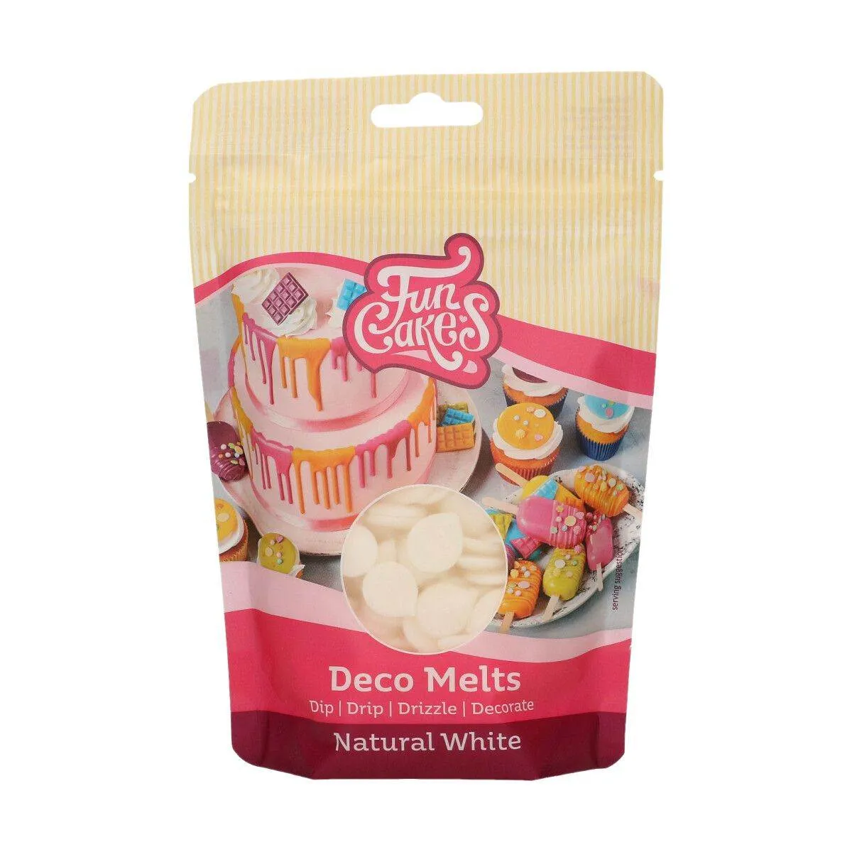 Natürliches Weiß - 250g - FunCakes Deco Melts