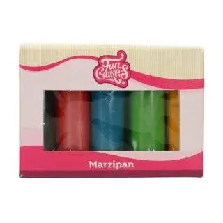 Marzipan 5x100g Grundfarben, Multipack - FunCakes