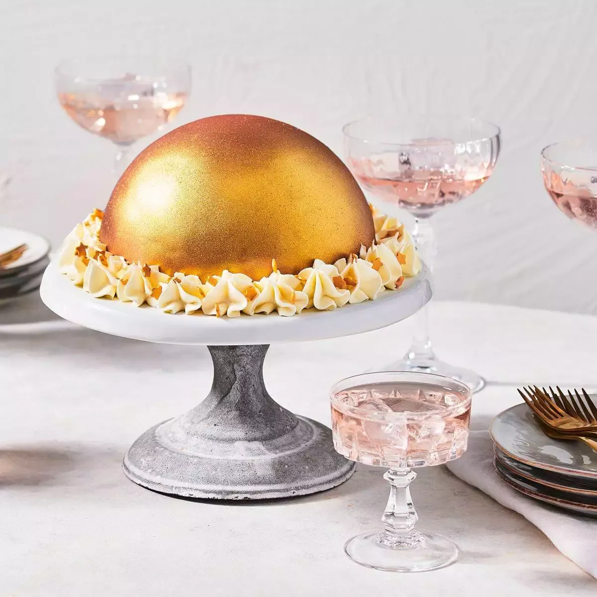 Hell Gold - Metallic-Spray, 100ml - FunCakes – Bild 2