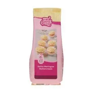 Swiss Meringue Buttercreme 800g Backmischung - FunCakes