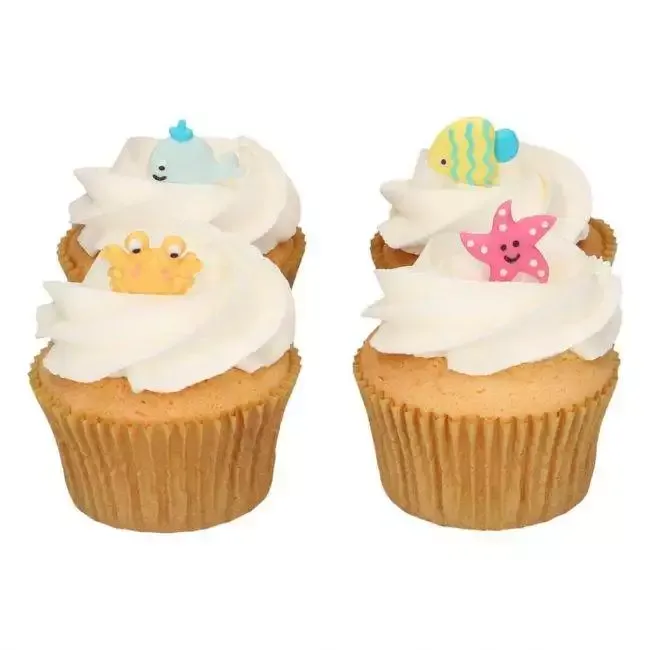 Sea Life, Zuckerdekoration 8tlg. - FunCakes – Bild 3