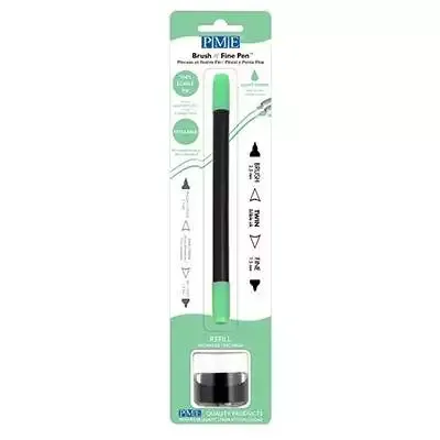 Light Green, Brush & Fine Lebensmittelstift - PME