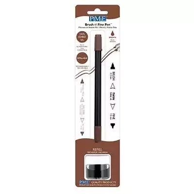 Braun, Brush & Fine Lebensmittelstift - PME