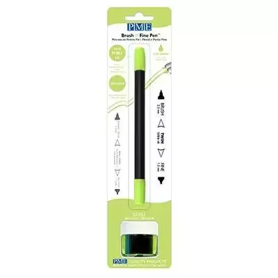 Lime Green, Brush & Fine Lebensmittelstift - PME