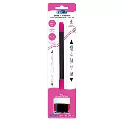Pink, Brush & Fine Lebensmittelstift - PME