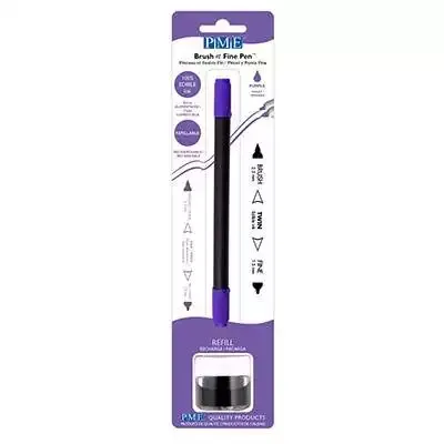 Purple, Brush & Fine Lebensmittelstift - PME