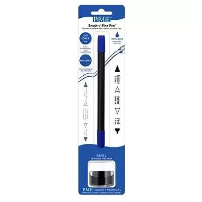 Royal Blue, Brush & Fine Lebensmittelstift - PME