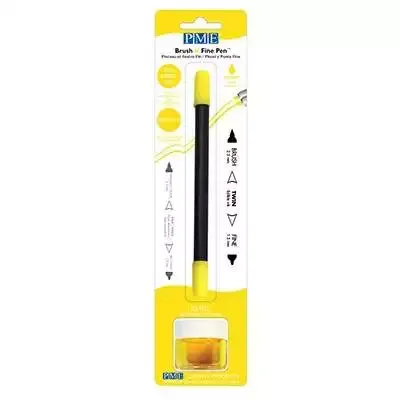 Gelb, Brush & Fine Lebensmittelstift - PME