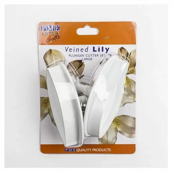 Lilien-Ausstecher-Set 2tlg. mit Auswerfer, Small – Bild 2