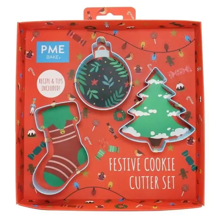Weihnachtsplätzchen-Ausstecher-Set, 3tlg, - PME