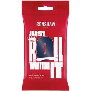 Navy Blue Fondant Icing 250g - Renshaw