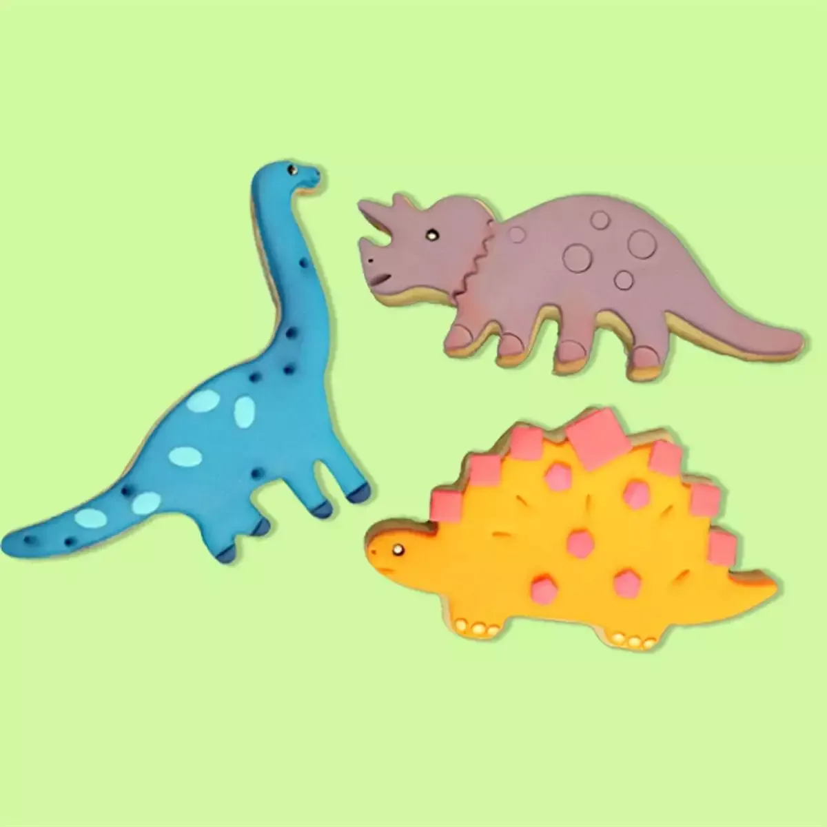 Dinos - Ausstecher-Set 3tlg. - PME – Bild 2