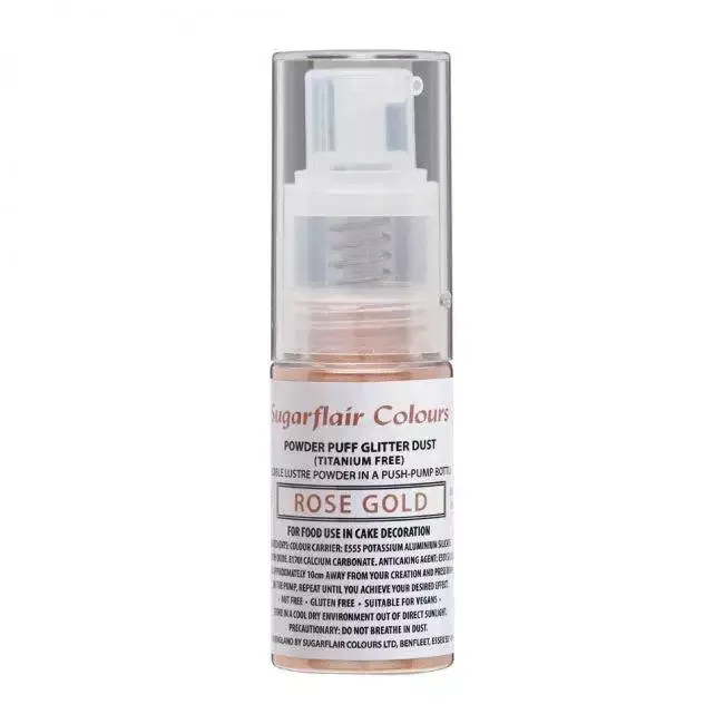 Rose Gold - Pumpspray Glitzerstaub - Sugarflair