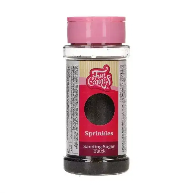 Schwarz - Sanding Sugar 80g - FunCakes – Bild 2