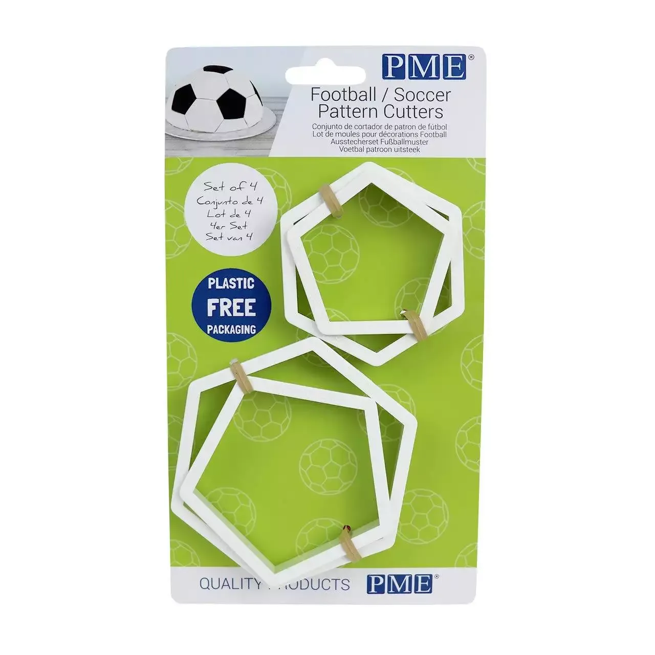 Fußball Ausstecher Set 4tlg. - PME