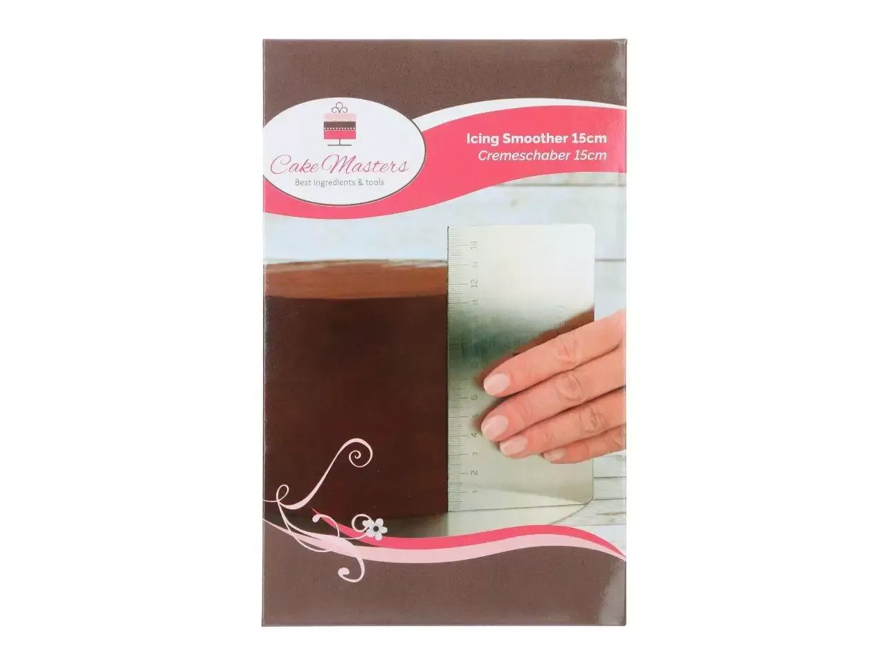 Cremeglätter aus Edelstahl 15cm – Bild 2