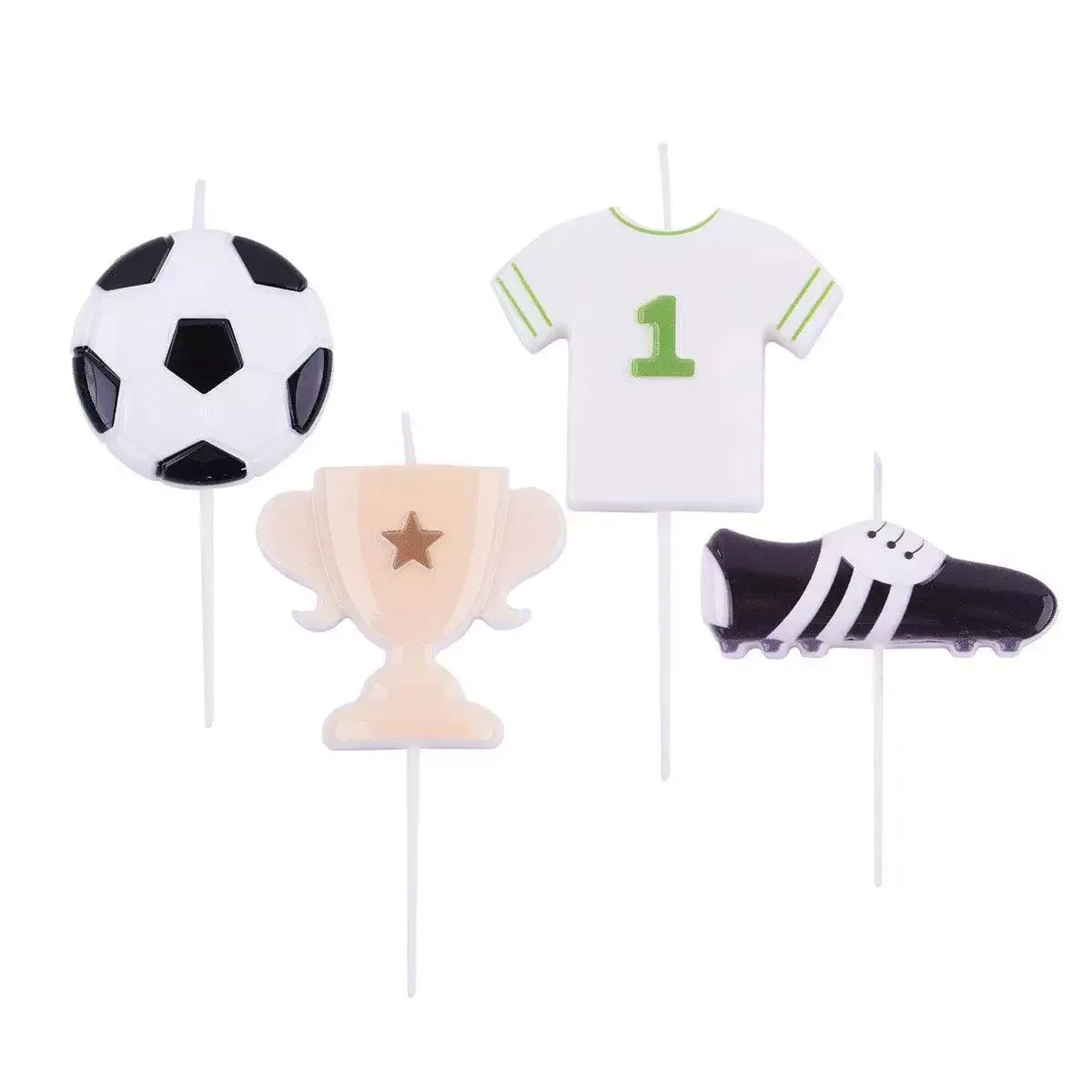 Kerzen - Fußball-Kerzen 4er-Set - PME – Bild 2