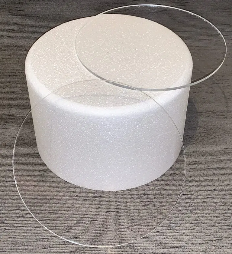 Ganaching Platten rund