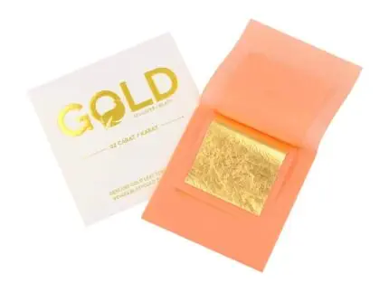Blattgold 5x5cm 12 Blatt