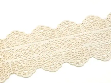 Spitzendekor Dentelle creamweiß