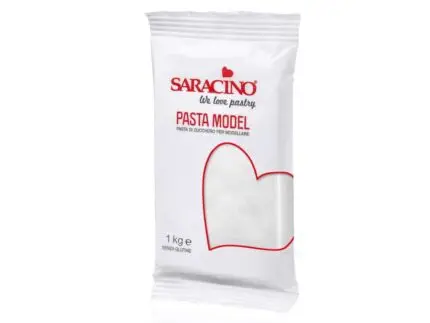 Weiß, 1Kg Modellierpaste - Saracino