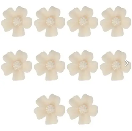 Ecru - Vergissmeinnicht, 10tlg., Zuckerblumen