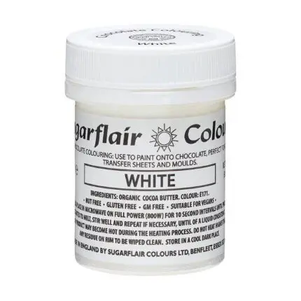 Weiße Schokoladenfarbe, 35g - Sugarflair