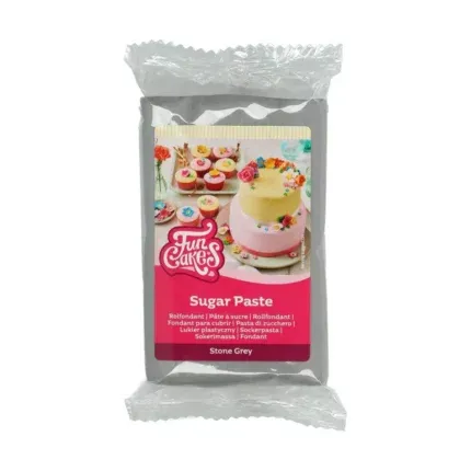 Stone Grey Fondant, 250g - FunCakes