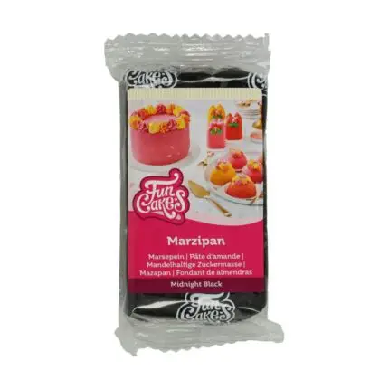 Midnight Black - Marzipan, 250g - FunCakes