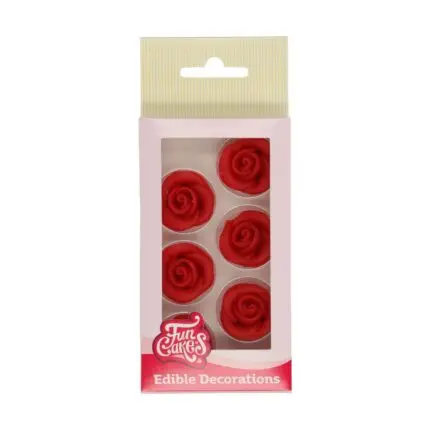 Marzipan Rosen, Rot - FunCakes