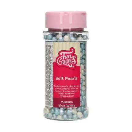 Soft Pearls, Blau/Weiss - FunCakes