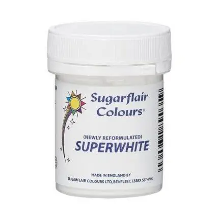 Superwhite Icing Weissmacher 20g - Sugarflair