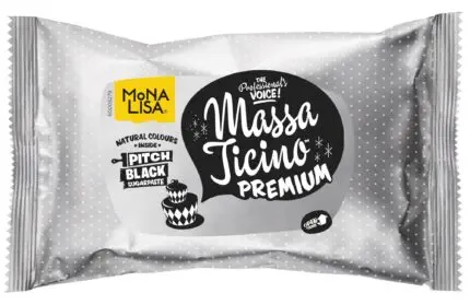 Pitch Black - 1Kg - Massa Ticino™ Tropic Fondant