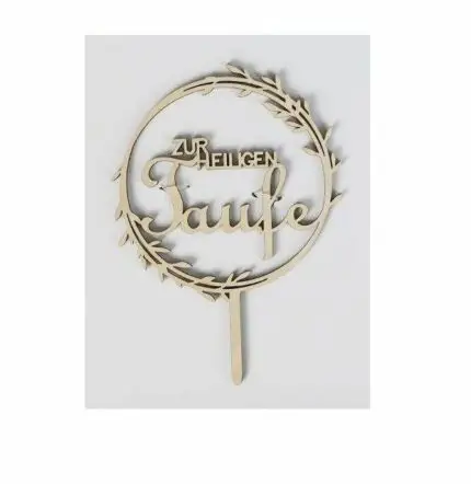 Cake Topper - Zur heiligen Taufe -