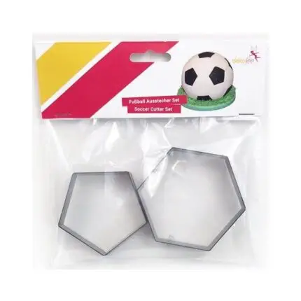 Fußball Ausstecher Set, klein -Dekofee