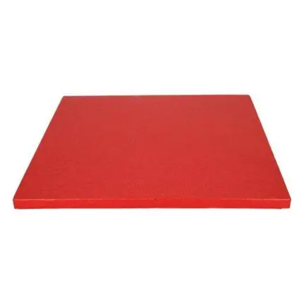 30,5x30,5cm Rot - Cake Drum, Tortenplatte