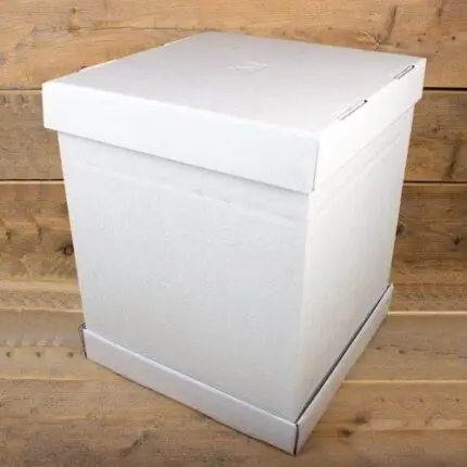32x32x32cm - Tortenbox, weiß