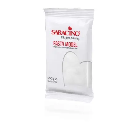 Weiß,  250g - Saracino Modellierpaste