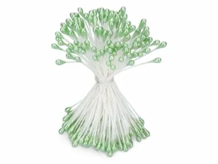 Staubblüten grün, 120 Stück