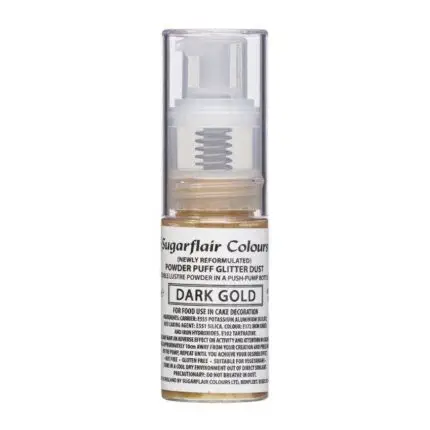 Dunkel Gold - Pumpspray Glitzerstaub - Sugarflair